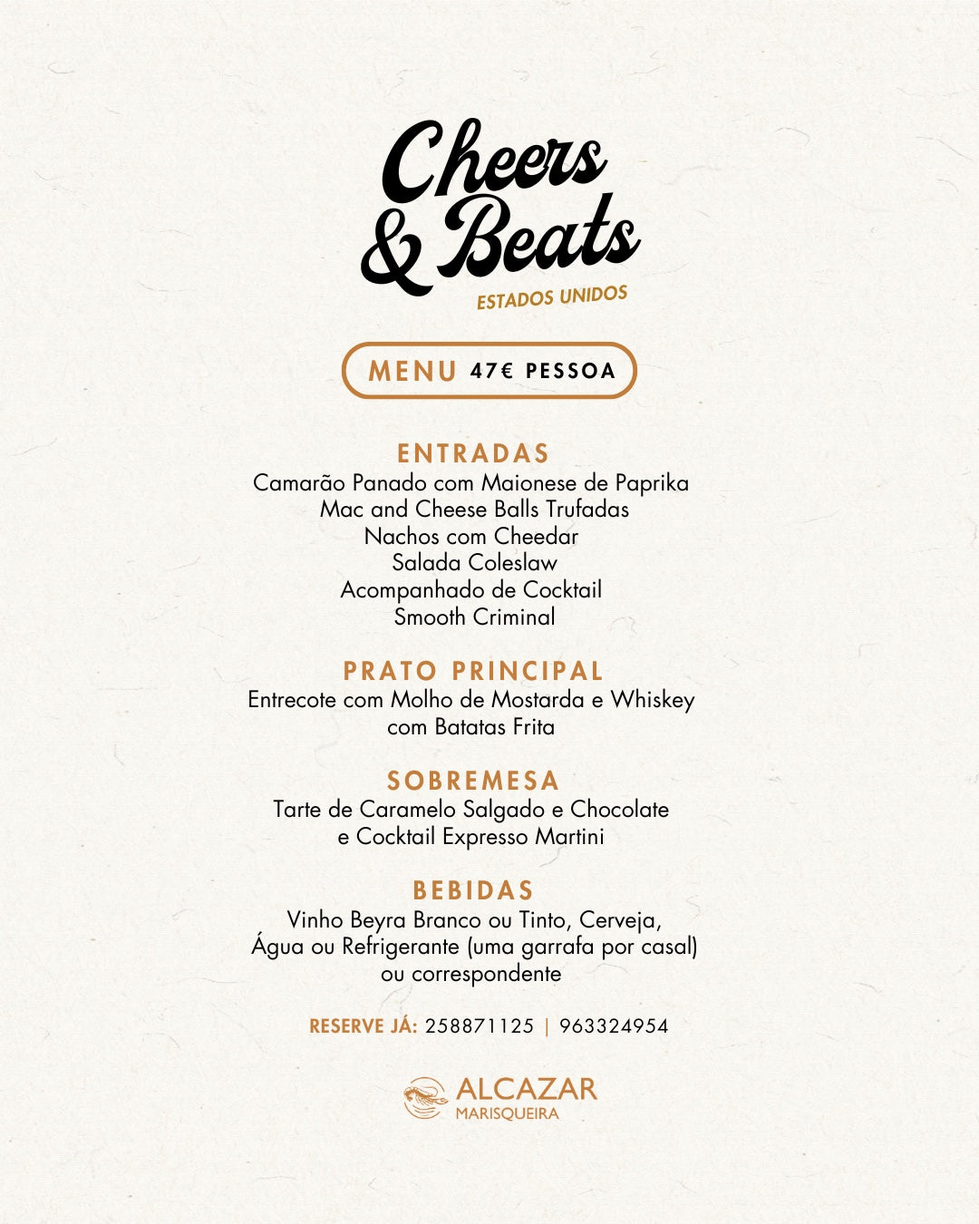 CHEERS & BEATS – Tributo Michael Jackson no Alcazar 🎉🎉 | Menu Criança